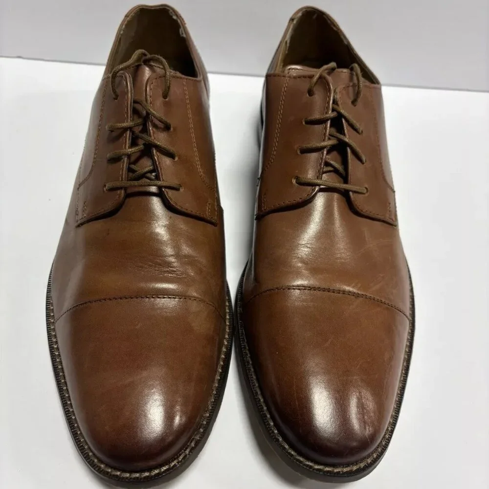 Florsheim Men’s Montinaro Cap Toe Oxford Dress Shoes, Size 11 D